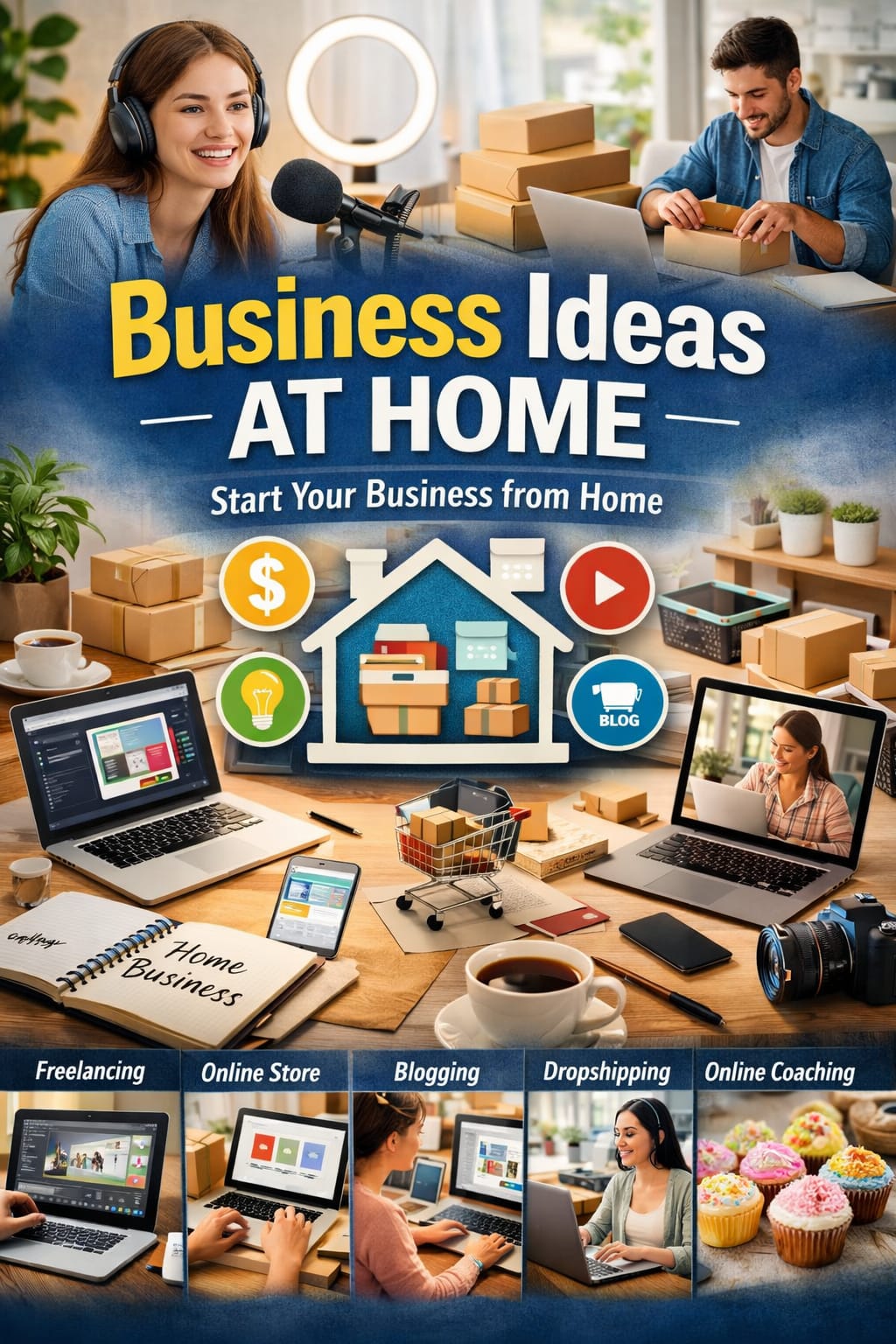 Business Ideas at Home: Profitable Ways to Start Earning Without Leaving Your House 2026