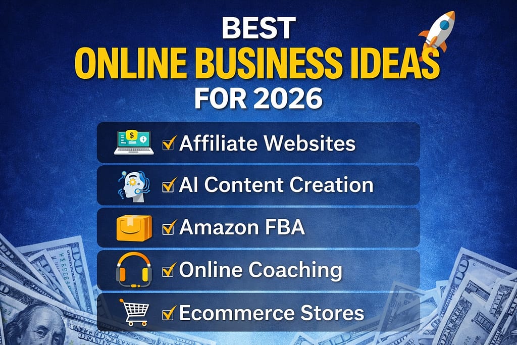 10 Best Online Business Ideas for 2026 (High-Profit, Realistic, and Future-Ready)