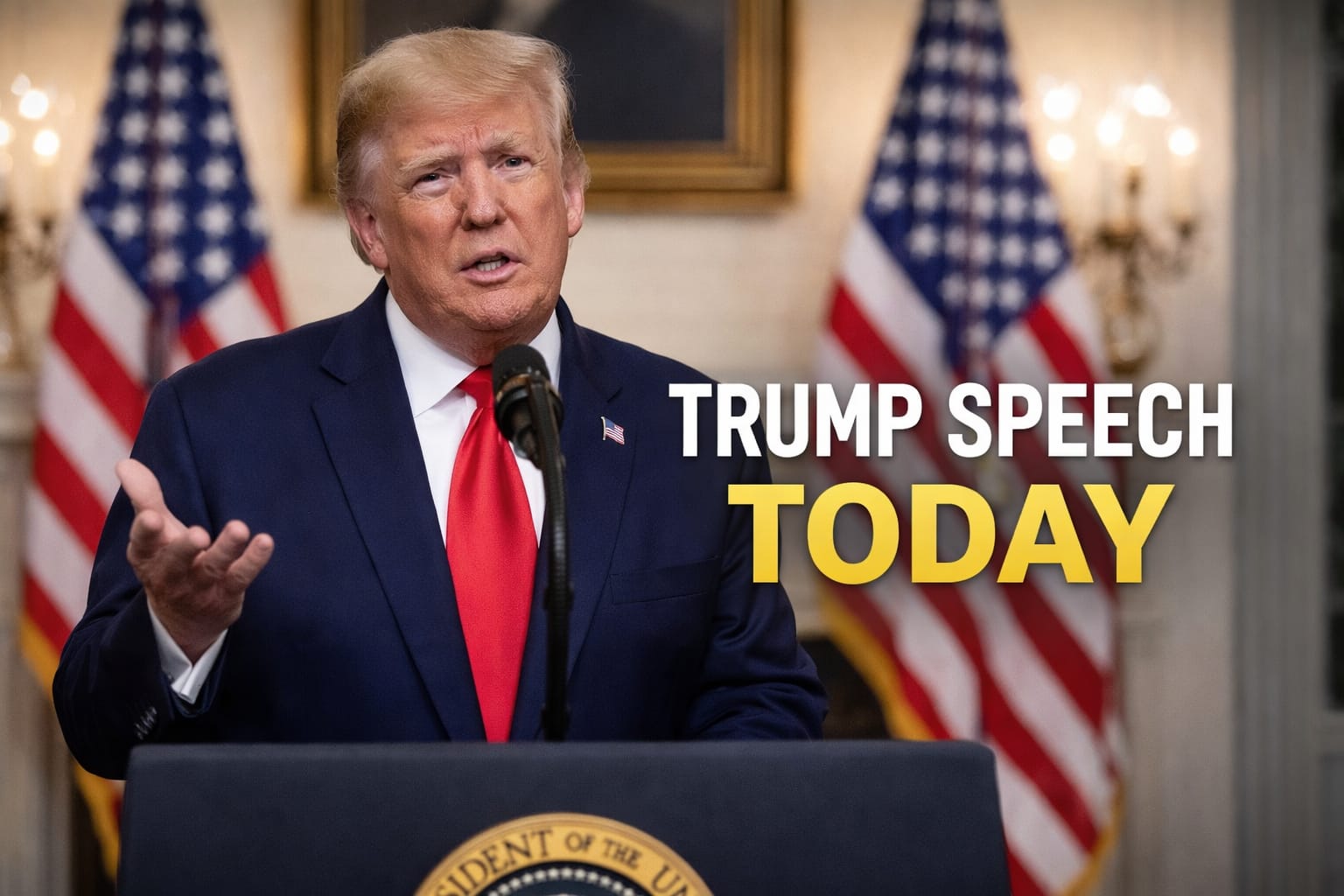 Trump Speech Today: What It Means for America 2026